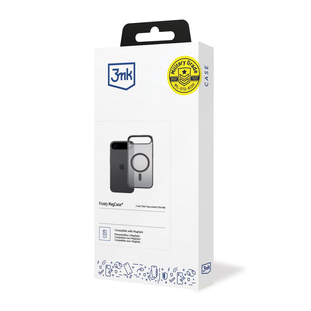 3mk Frosty MagCase til iPhone 17 Air - sort