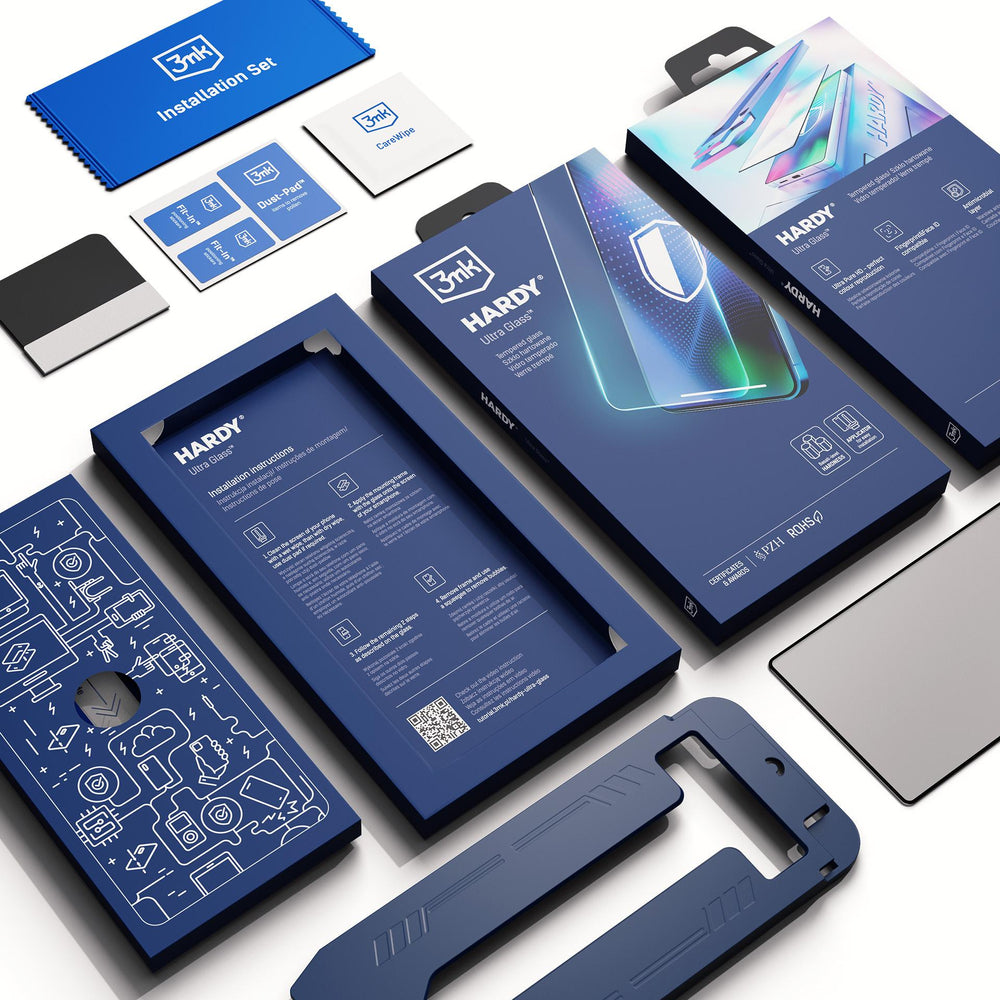 3mk HARDY® Ultra Glass™ Tempered Glass for Samsung Galaxy S25 Ultra