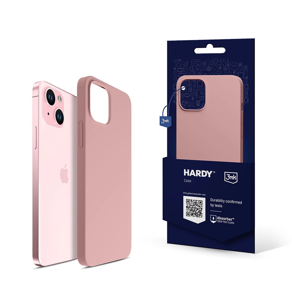 3mk Hardy Silicone MagCase til iPhone 15 Plus - Pink