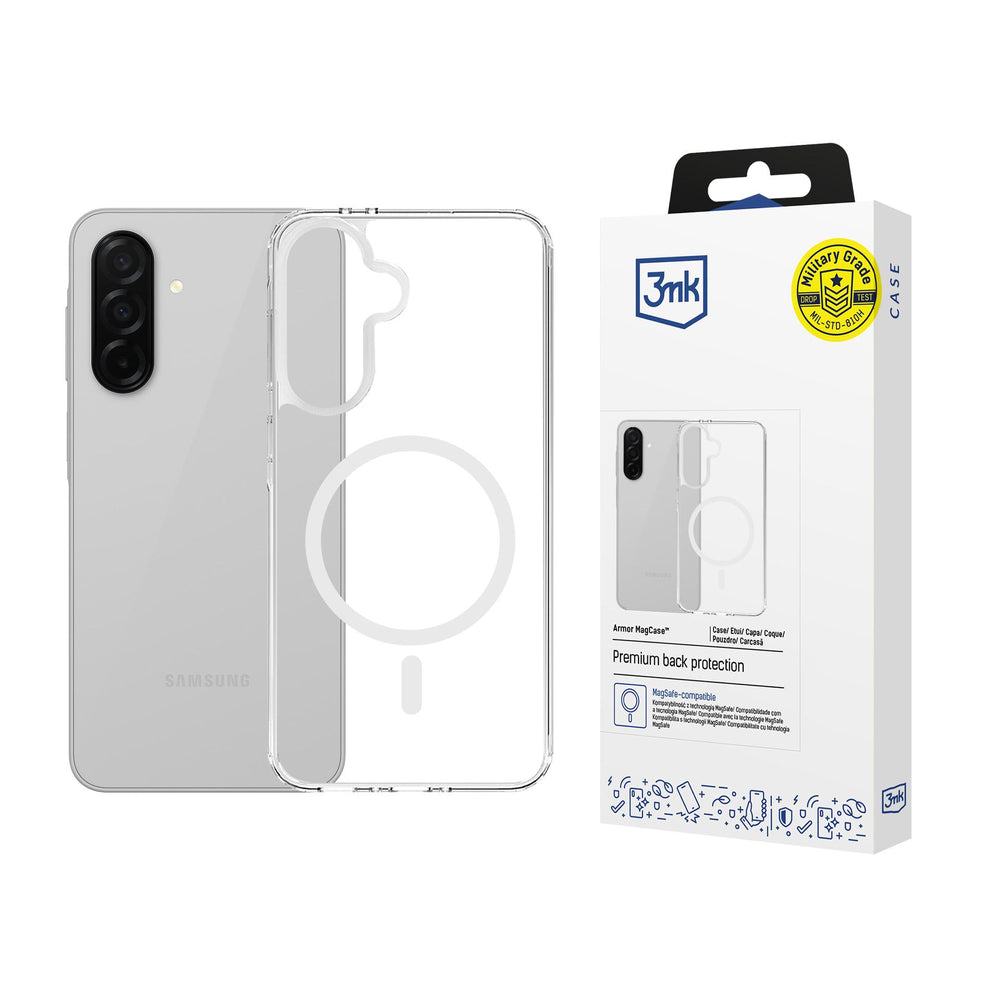 3mk Armor MagCase for Samsung Galaxy A56 - transparent