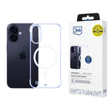 3mk Just20g MagCase til iPhone 16 - gennemsigtigt