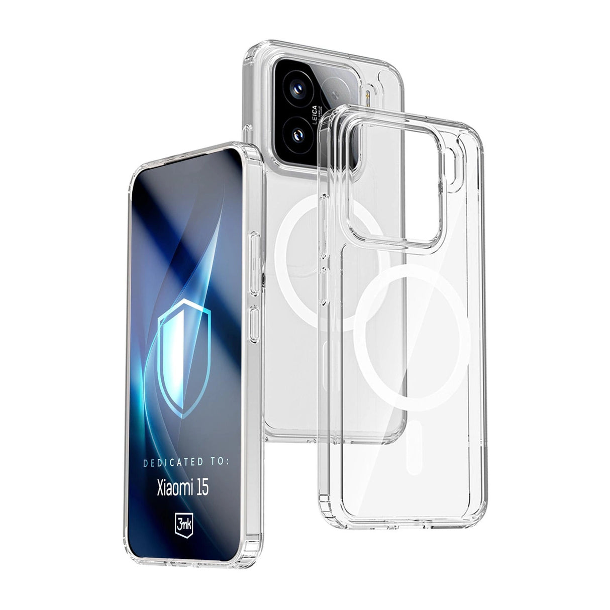 3mk Armor MagCase til Xiaomi 15 - gennemsigtigt