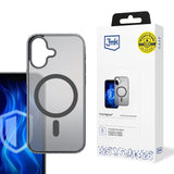 3mk Frosty MagCase til iPhone 16 Plus - sort