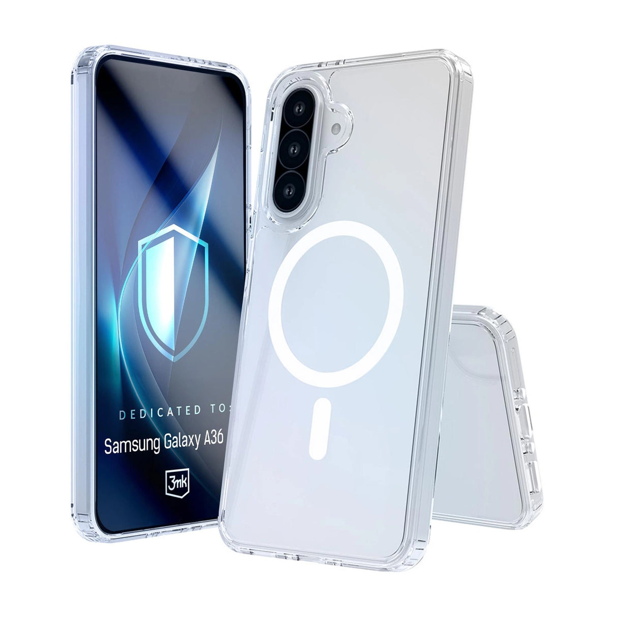 3mk Armor MagCase til Samsung Galaxy A36 - gennemsigtig