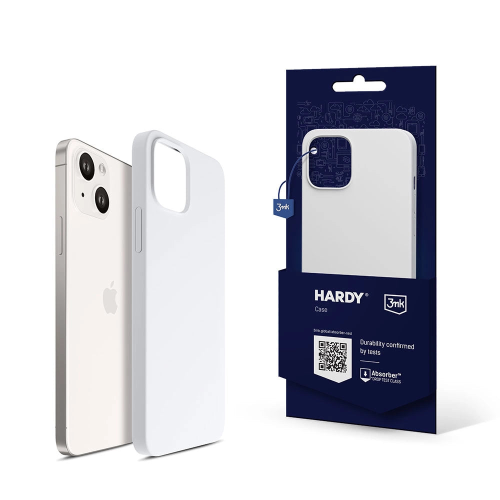 3mk Hardy Silicone MagCase til iPhone 14 Plus - Hvid