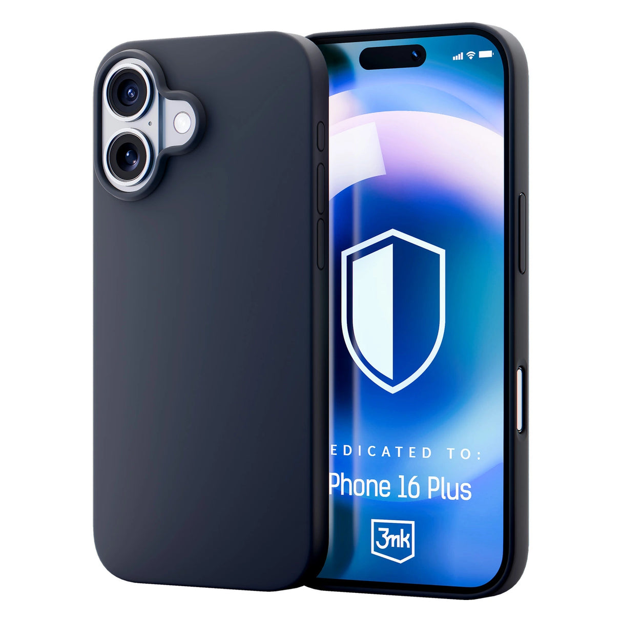 3mk Hardy Silicone MagCase til iPhone 16 Plus - Grå