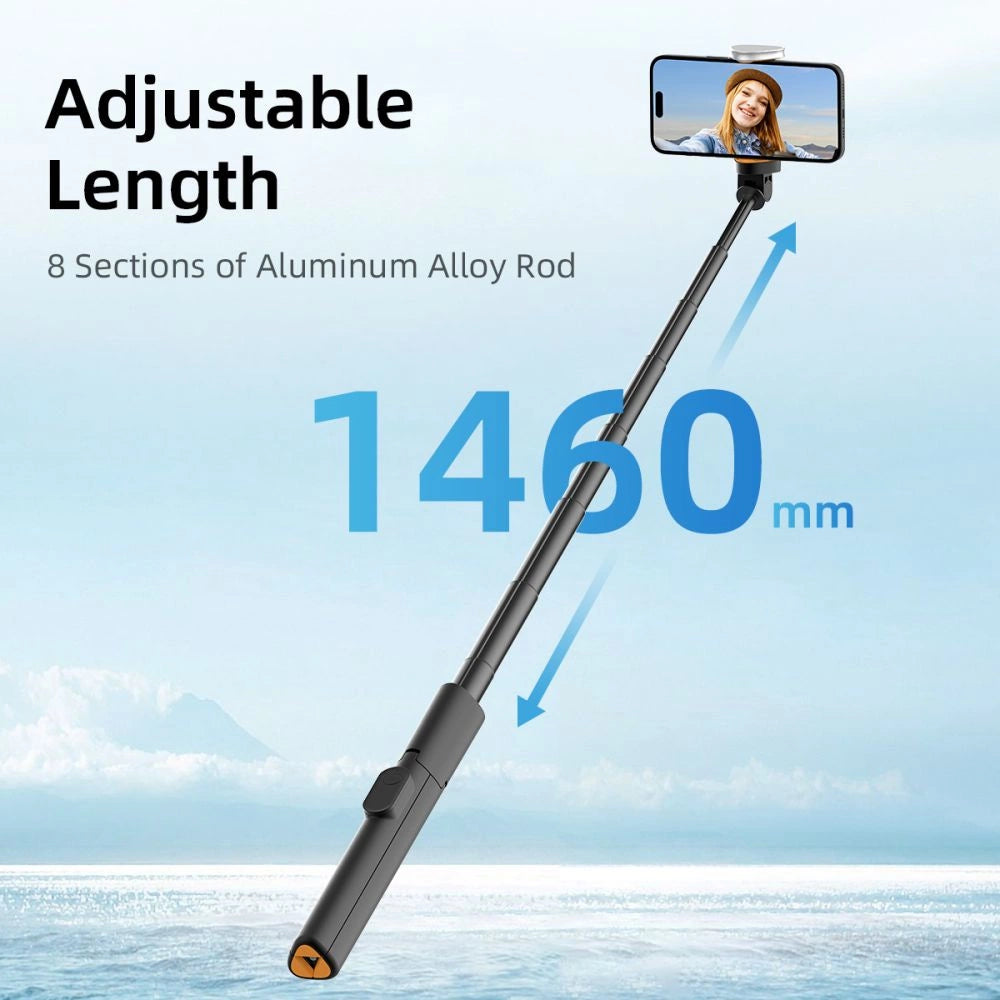 Selfie Stick Tech-Protect L09S med stativ - sort