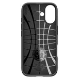 Spigen Liquid Air Case til iPhone 17 - Matte sort