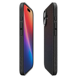 Spigen Liquid Air Case til iPhone 17 - Matte sort