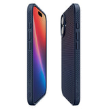 Spigen Liquid Air Case til iPhone 17 - Blå