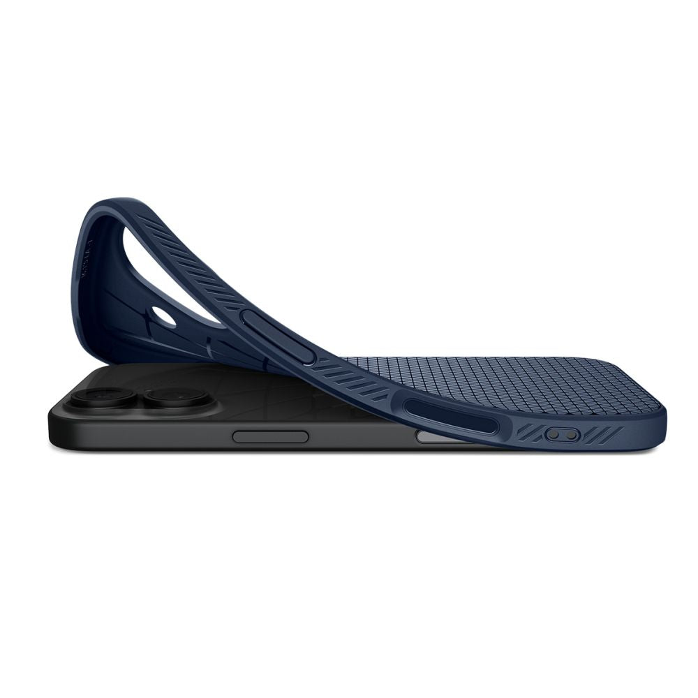 Spigen Liquid Air Case til iPhone 17 - Blå