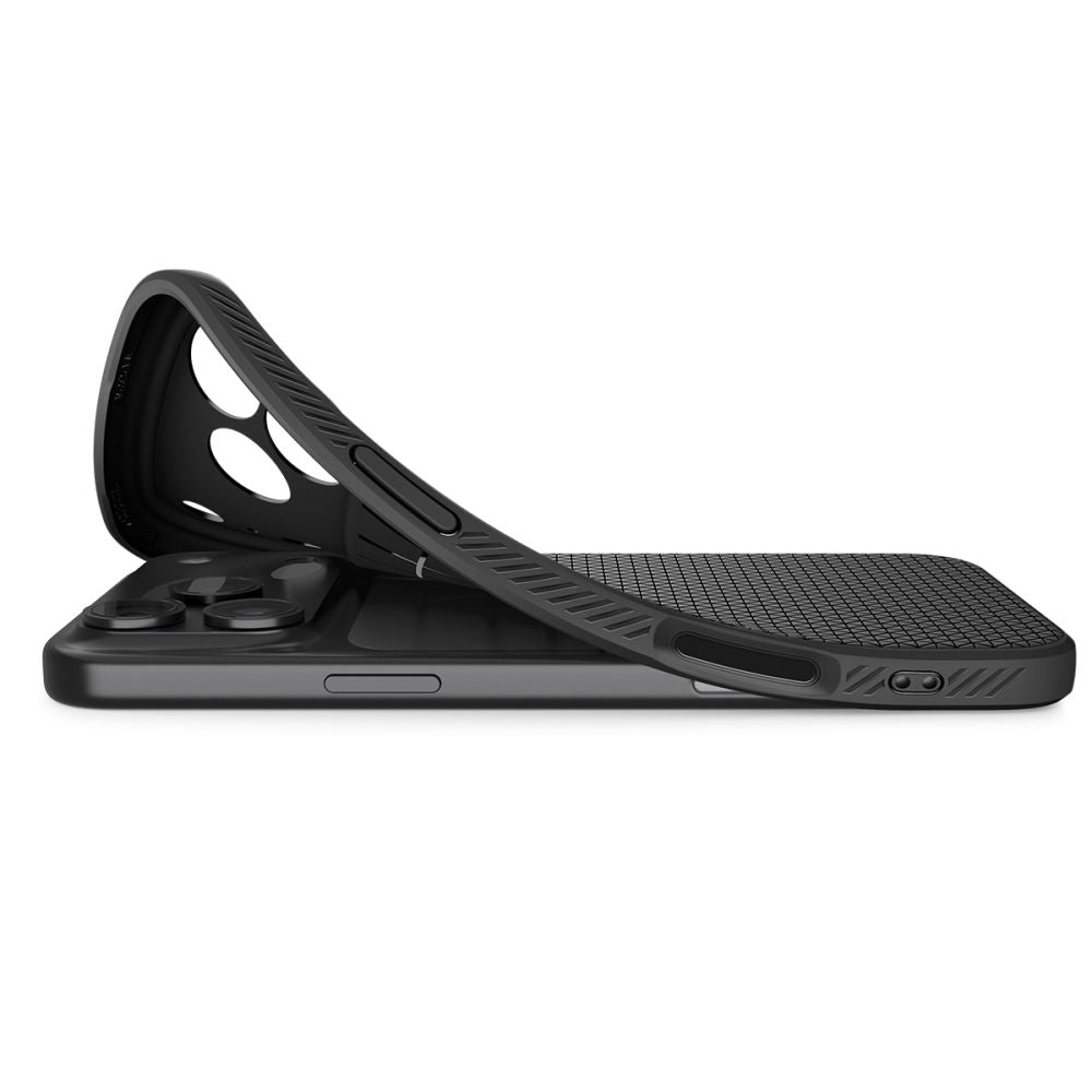 Spigen Liquid Air Case til iPhone 17 Pro - Matte Black
