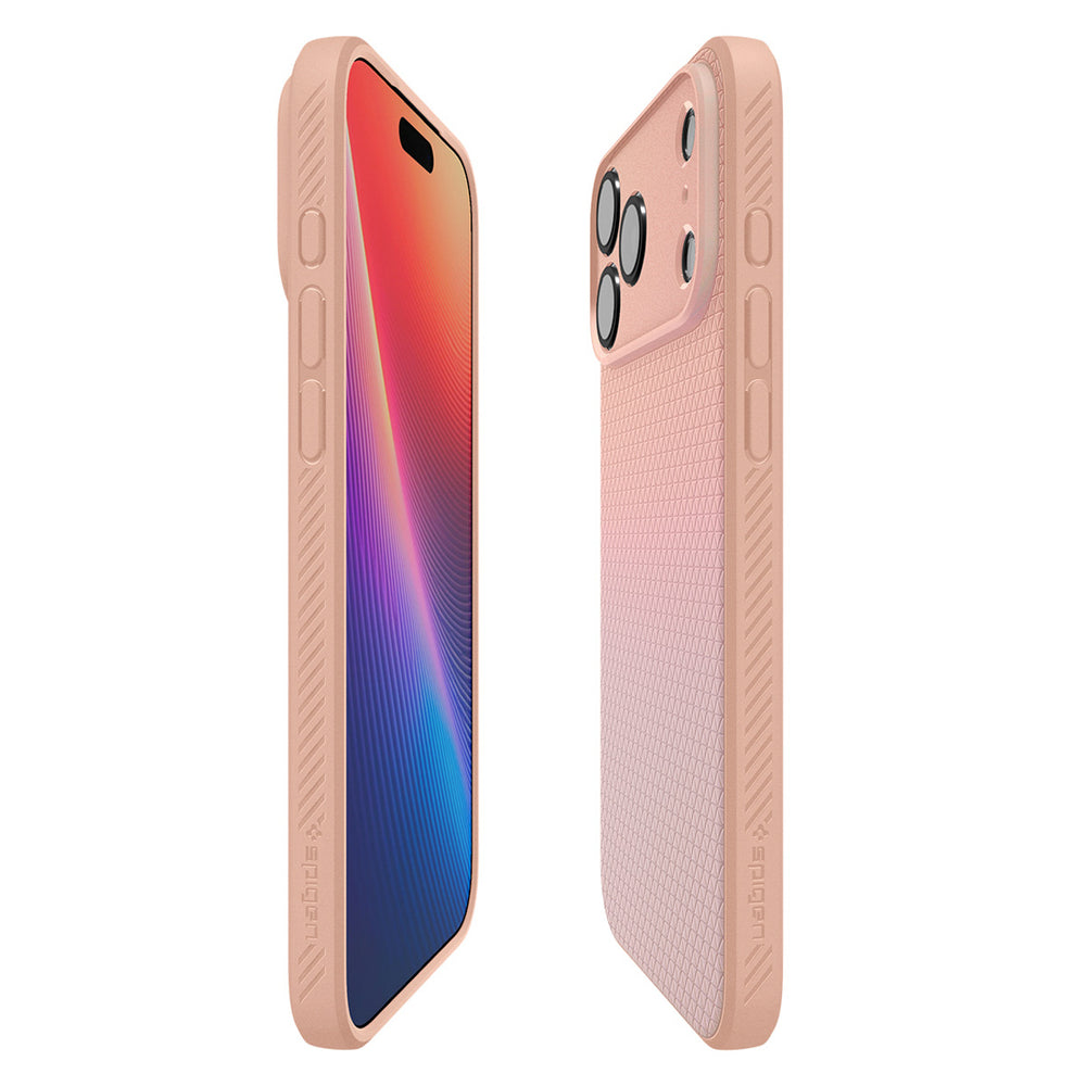 Spigen Liquid Air Case til iPhone 17 Pro - Titanium Pink
