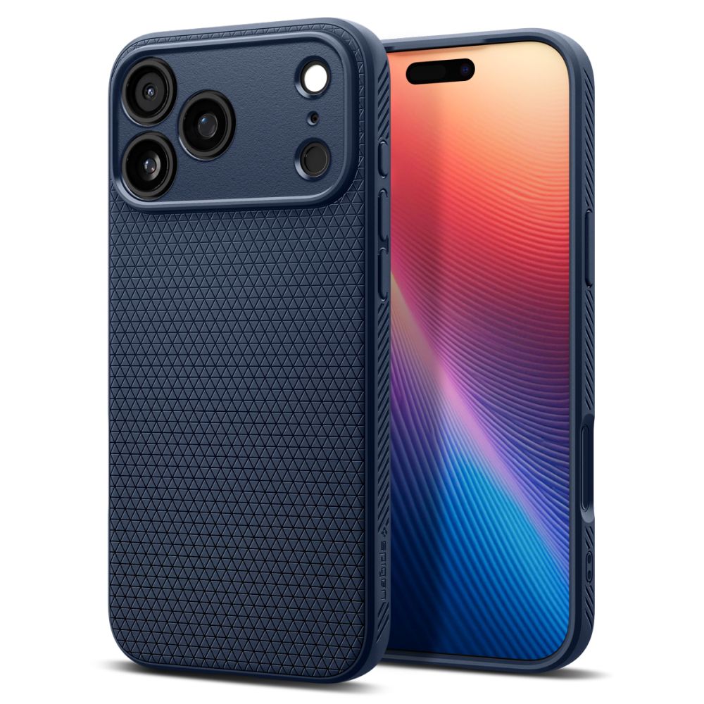 Spigen Liquid Air Case til iPhone 17 Pro - Blå