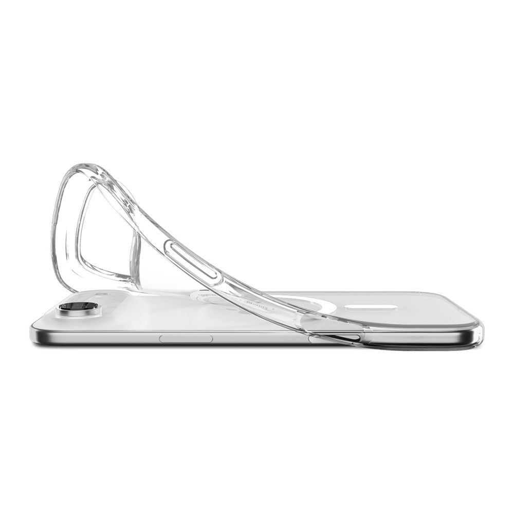 Spigen Liquid Crystal MagSafe Case til iPhone 17 Air - Klar og hvid