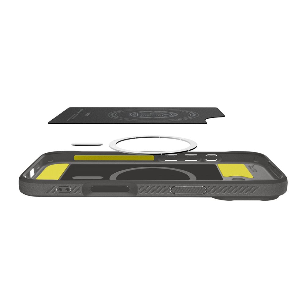 Spigen Rugged Armor Mag MagSafe Case til iPhone 17 - Grå