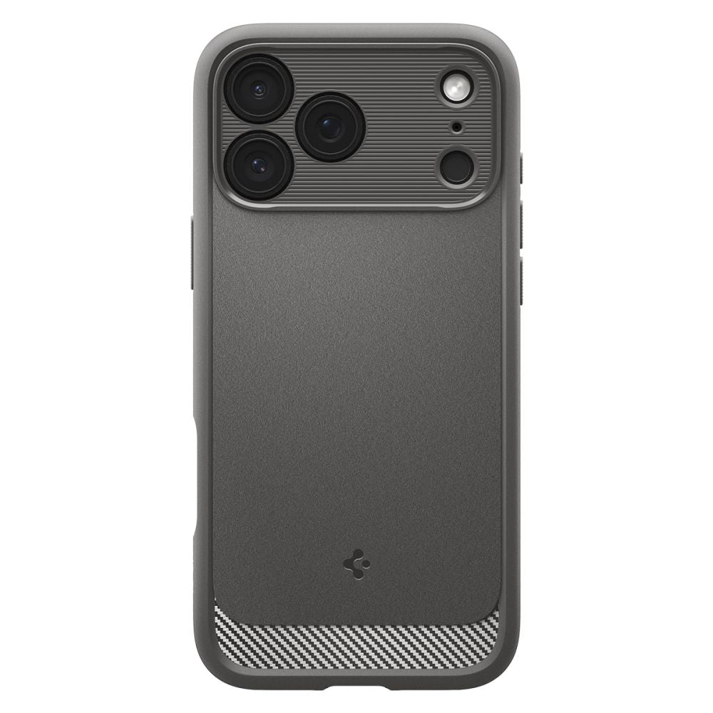 Spigen Rugged Armor Mag MagSafe Case til iPhone 17 Pro - Grå