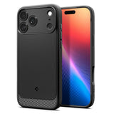 Spigen Rugged Armor Mag MagSafe Case for iPhone 17 Pro Max - Matte Black