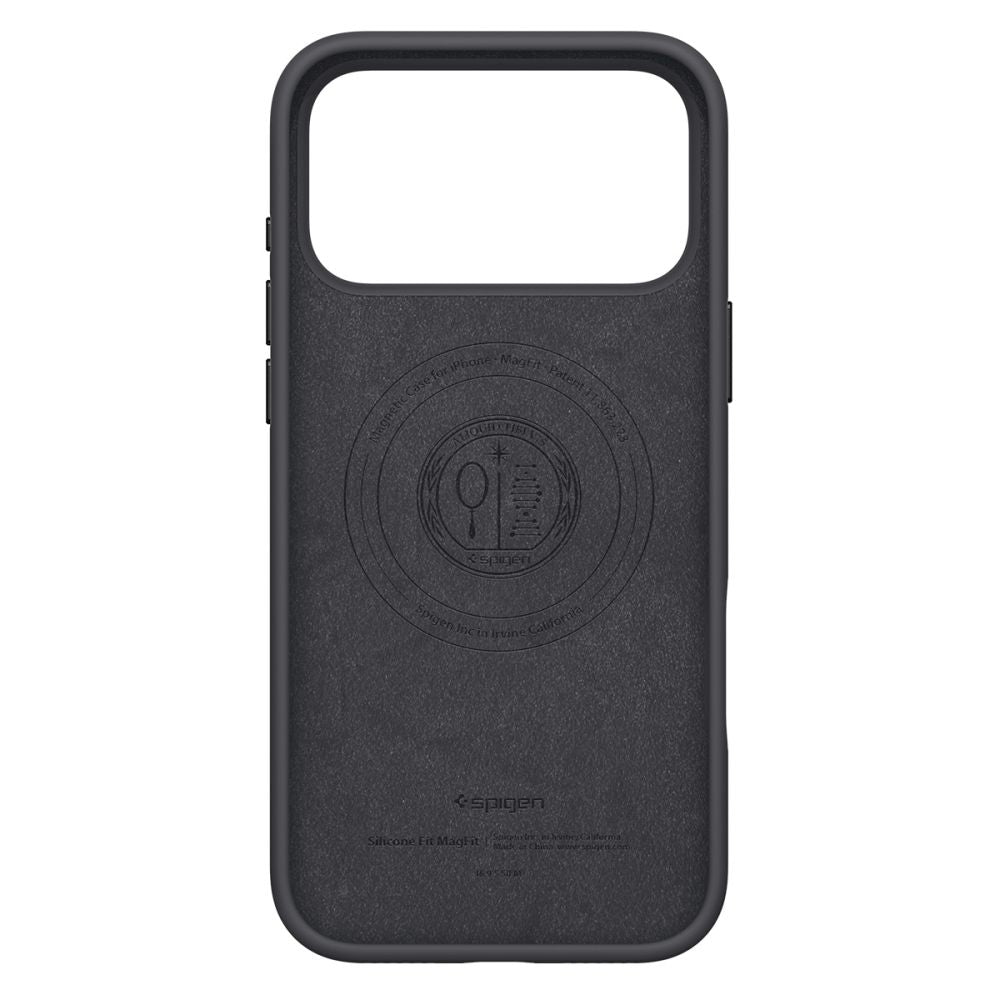 Spigen Silicone Fit MagSafe Case til iPhone 17 Pro - sort