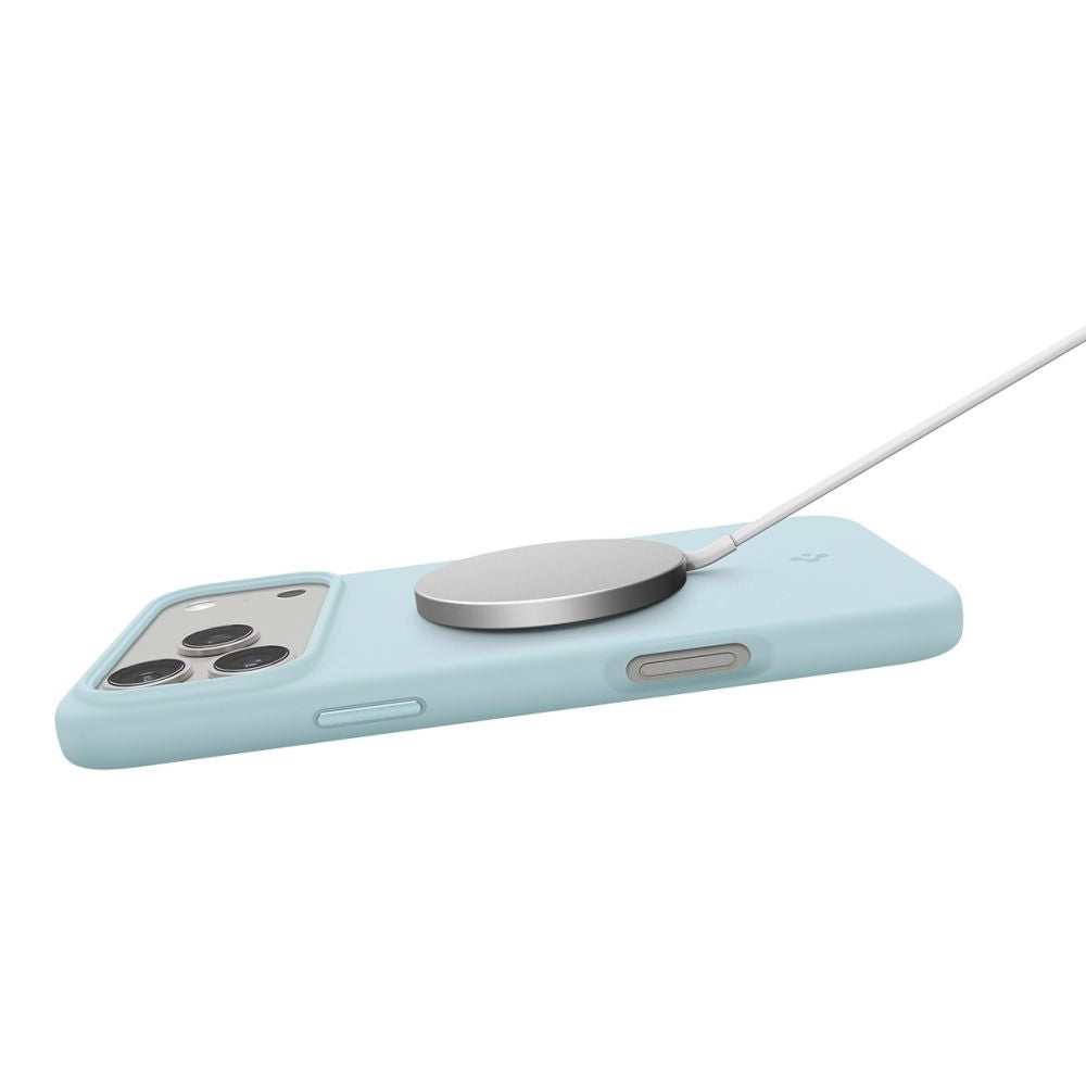 Spigen Silicone Fit MagSafe Case til iPhone 17 Pro - Blå