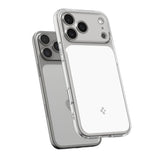 Spigen Ultra Hybrid "T" MagSafe Case til iPhone 17 Pro Max - Klar og hvid