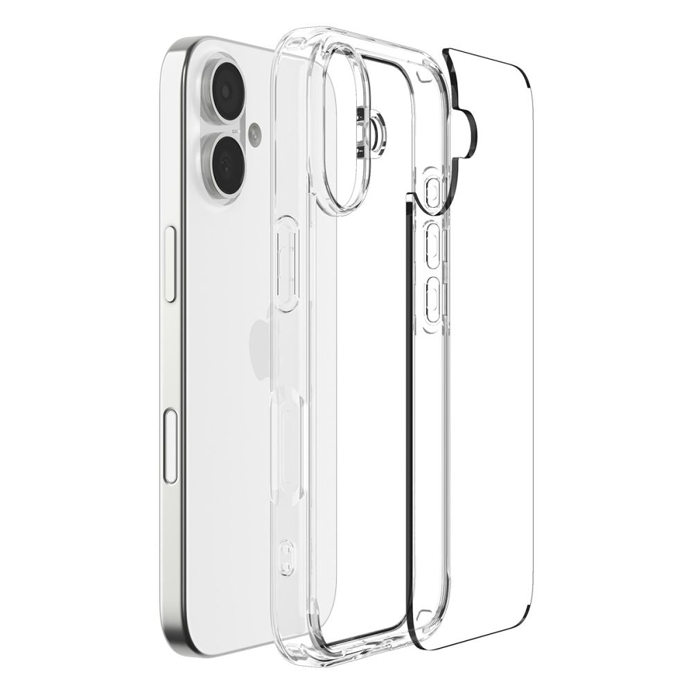 Spigen Ultra Hybrid Case til iPhone 17 - Gennemsigtig