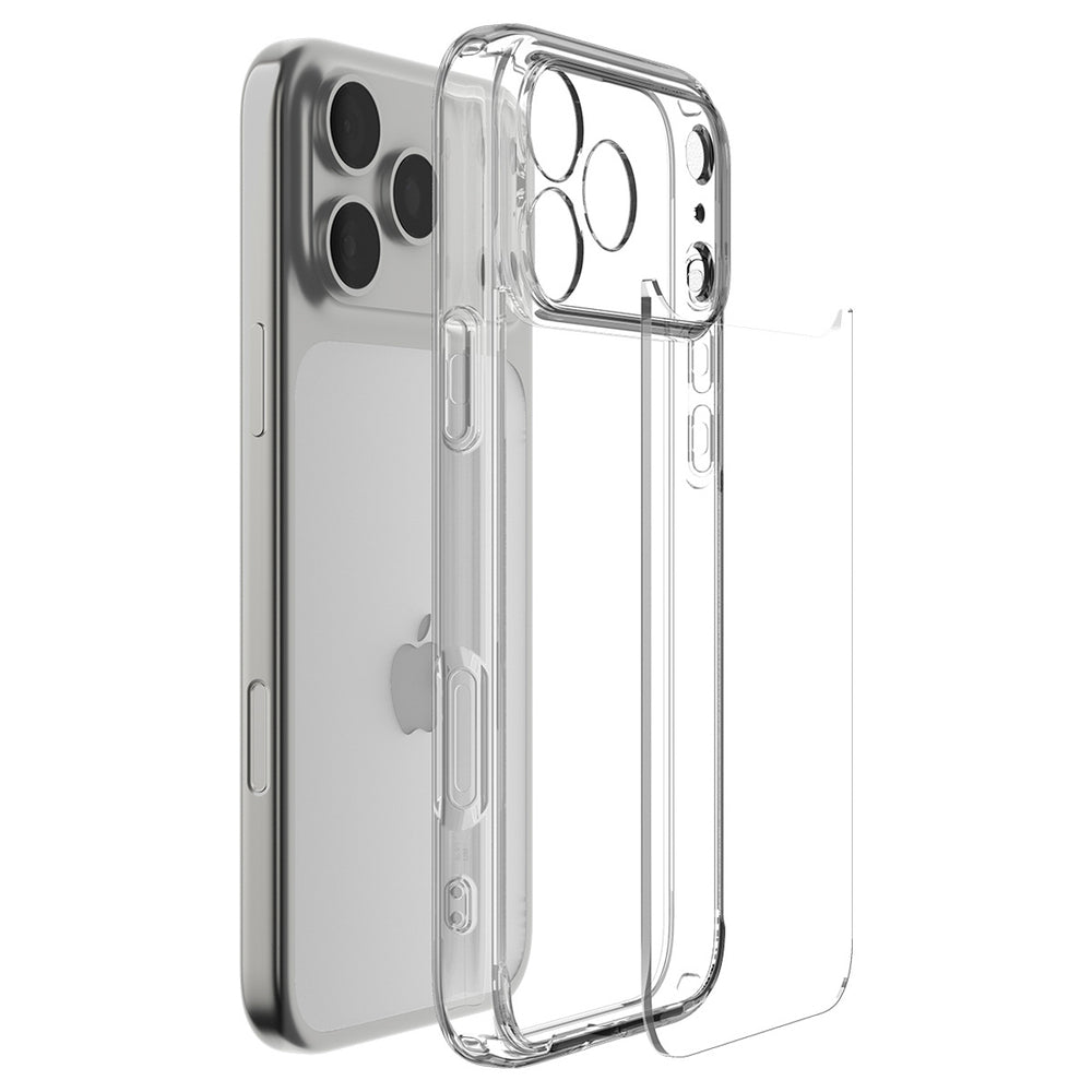 Spigen Ultra Hybrid Case til iPhone 17 Pro - Gennemsigtig