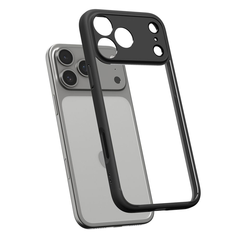 Spigen Ultra Hybrid Case til iPhone 17 Pro - Matte Black
