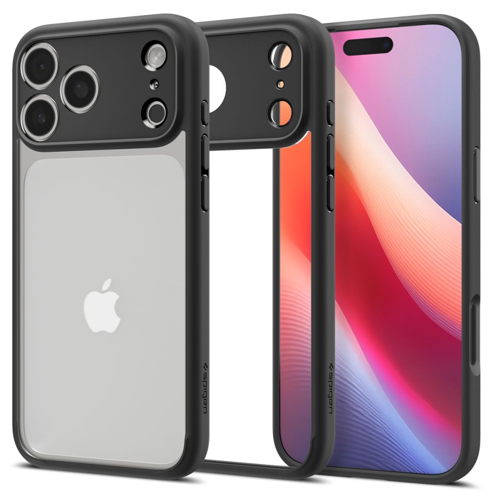 Spigen Ultra Hybrid Case til iPhone 17 Pro Max - Matte Black