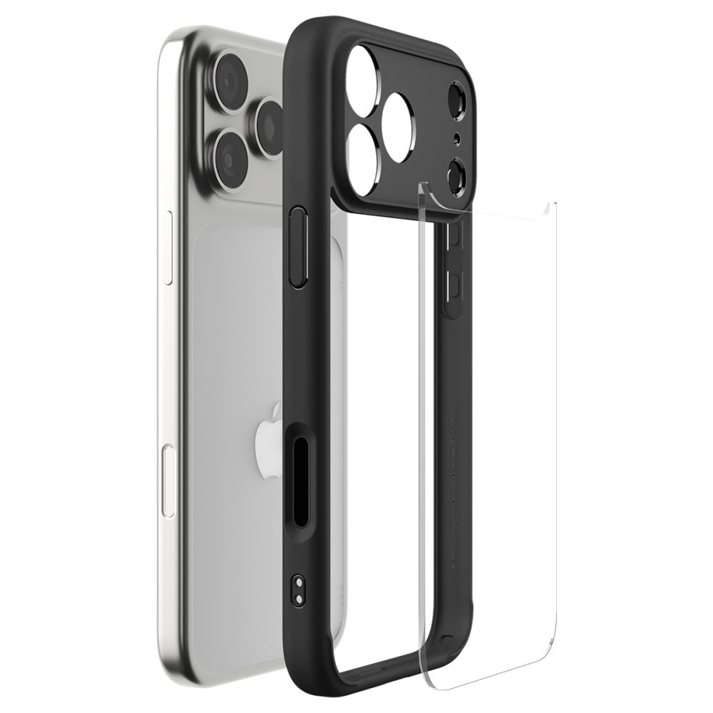 Spigen Ultra Hybrid Case til iPhone 17 Pro Max - Matte Black