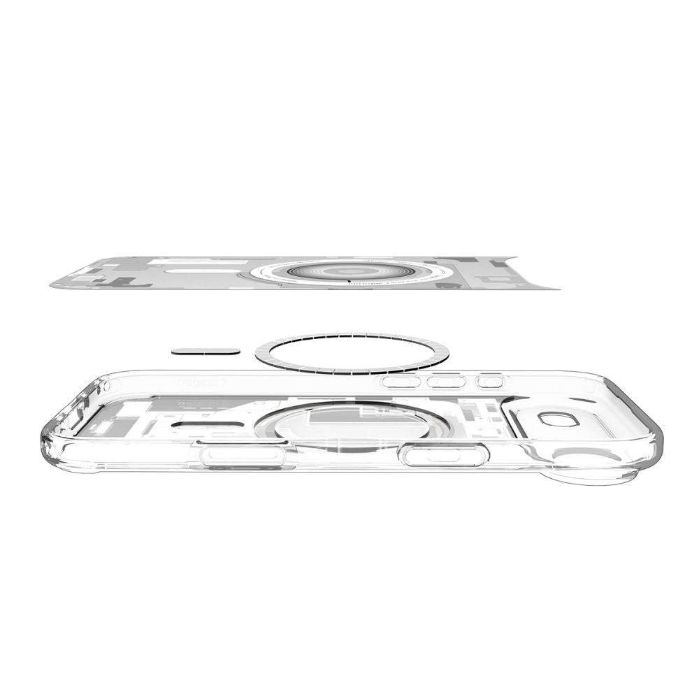Spigen Ultra Hybrid MagSafe Case til iPhone 17 Air Zero One - hvid