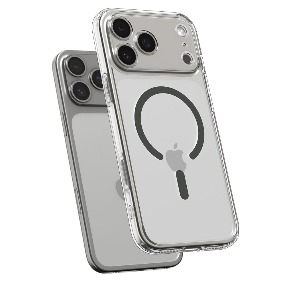 Spigen Ultra Hybrid MagSafe Case til iPhone 17 Pro - klargrå