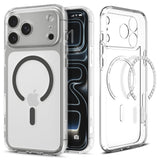 Spigen Ultra Hybrid MagSafe Case til iPhone 17 Pro Max - klargrå