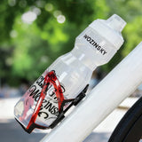 Wozinsky WUR-01BR Bike Bottle Holder Basket - sort og rød