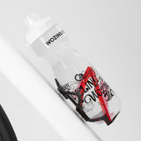 Wozinsky WUR-01BR Bike Bottle Holder Basket - sort og rød