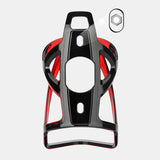 Wozinsky WUR-01BR Bike Bottle Holder Basket - sort og rød