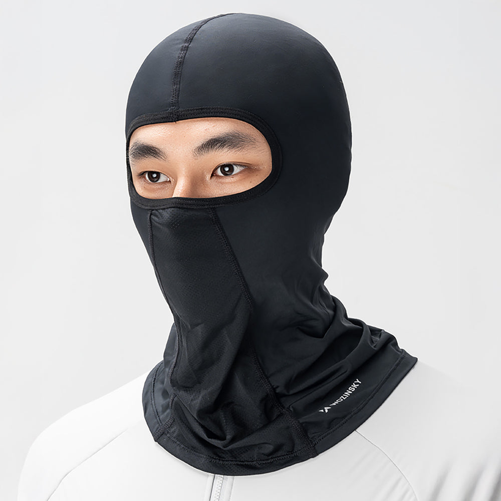 Wozinsky WKM-01B ansigtsmaske motorcykel cykel balaclava - sort