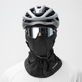 Wozinsky WKM-02B Balaclava Ansigtsmaske Motorcykel Cykel Balaclava med Briller Hul - sort