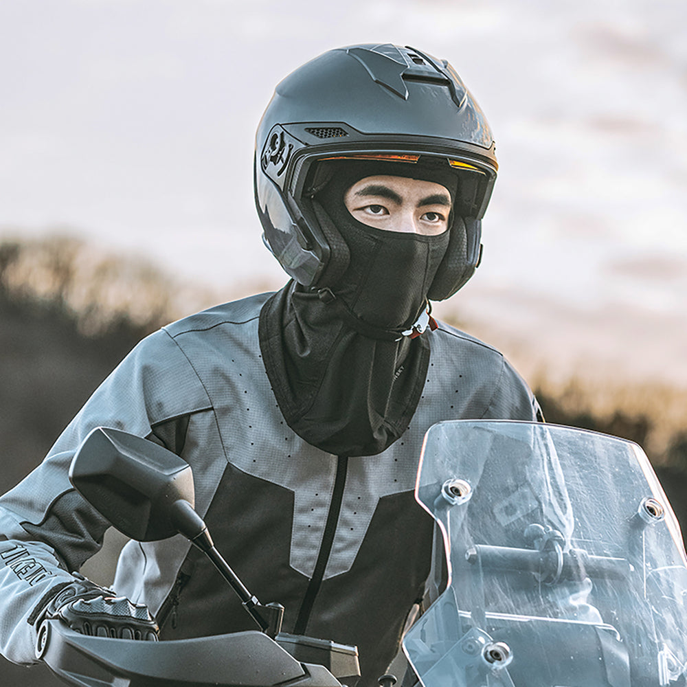 Wozinsky WKM-03B ansigtsmaske motorcykel cykel vinter balaclava - sort