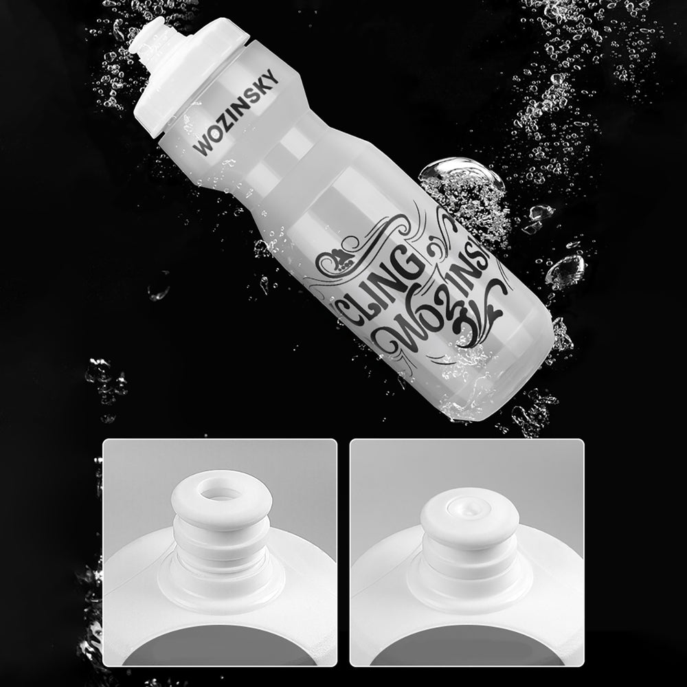 Wozinsky WBR-01T 750 ml cykelflaske - gennemsigtig