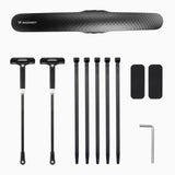 Wozinsky WBR-01 universel justerbar cykelfender - sort