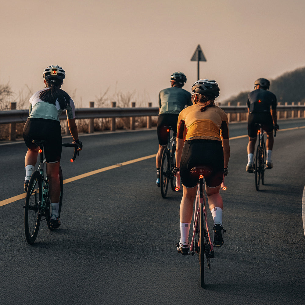 Wozinsky WIS-01 vandtæt Smart Tail Lights 2 stykker - sort