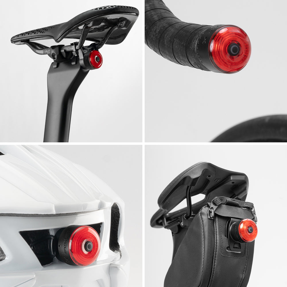 Wozinsky WIS-02 Vandtæt Smart Tail Light 1 pc - sort