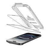Tech-Protect Quick Set+ 2-pakke af hærdet glas til iPhone 17 Air - sort
