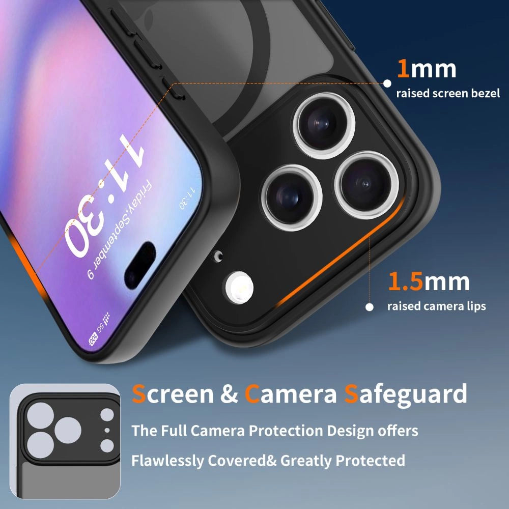 Tech-Protect BasicMag MagSafe Case til iPhone 17 Pro - Matte Black