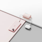 Powerbank Cuktech CP13 30W 10000mAh USB-C + USB-A - lyserød
