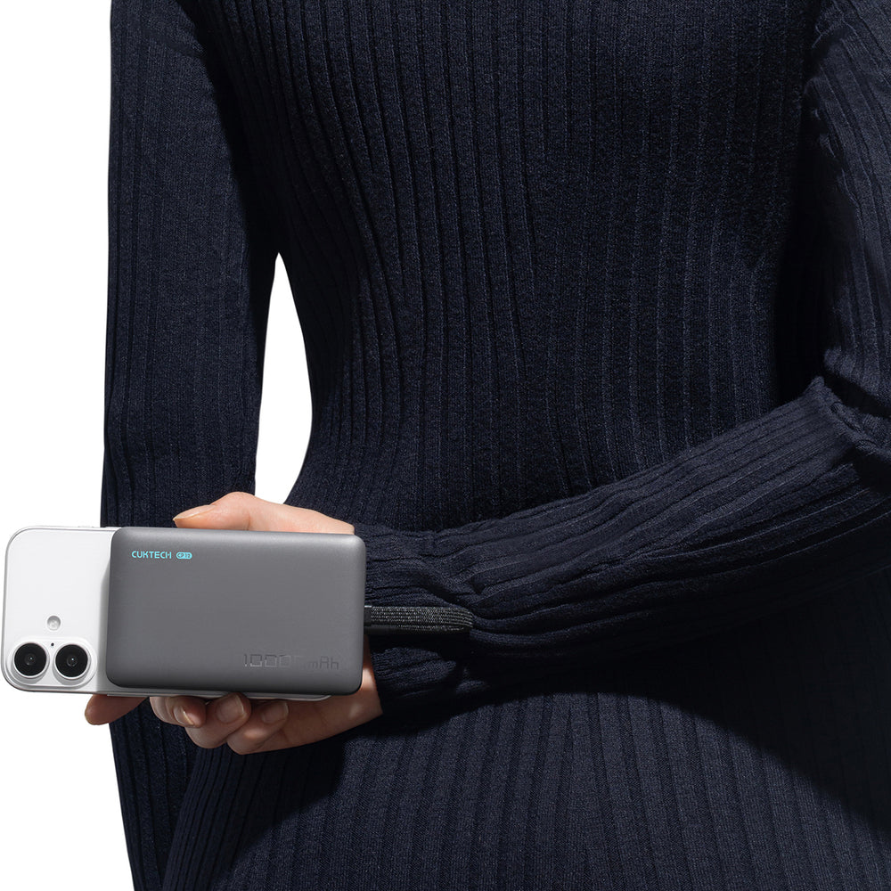 Cuktech CP132ML 10000mAh MagSafe Compatible Power Bank - Black