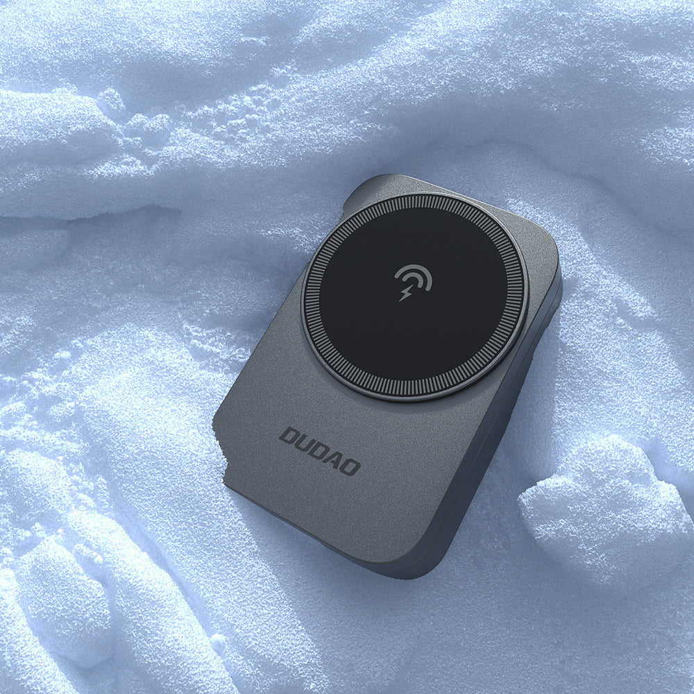 Dudao A11 Max 15W 3-i-1-induktiv ladestation Kompatibel med MagSafe - Grå