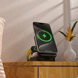 Dudao A11 Max 15W 3-i-1-induktiv ladestation Kompatibel med MagSafe - Grå