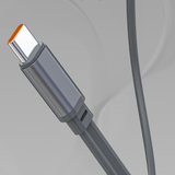 Dudao K31 Pro 45W 20000mAh Power Bank med indbygget indtrækbart USB-C-kabel - Grå